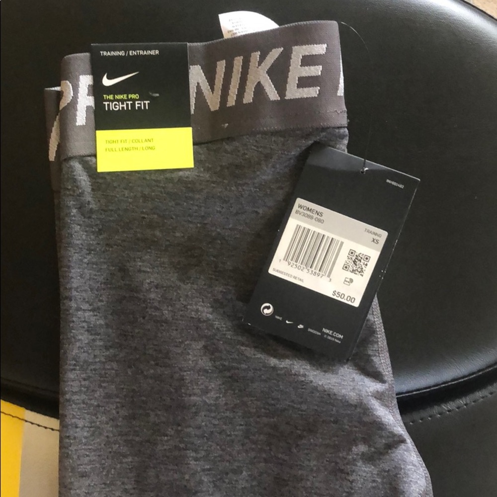 The Nike pro tight fit
